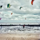 Kitesurfing charity event in kent